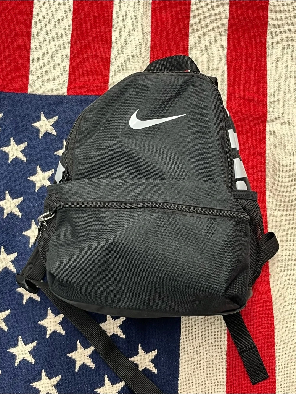 Nike Brasilia Just Do It Black Mini Backpack